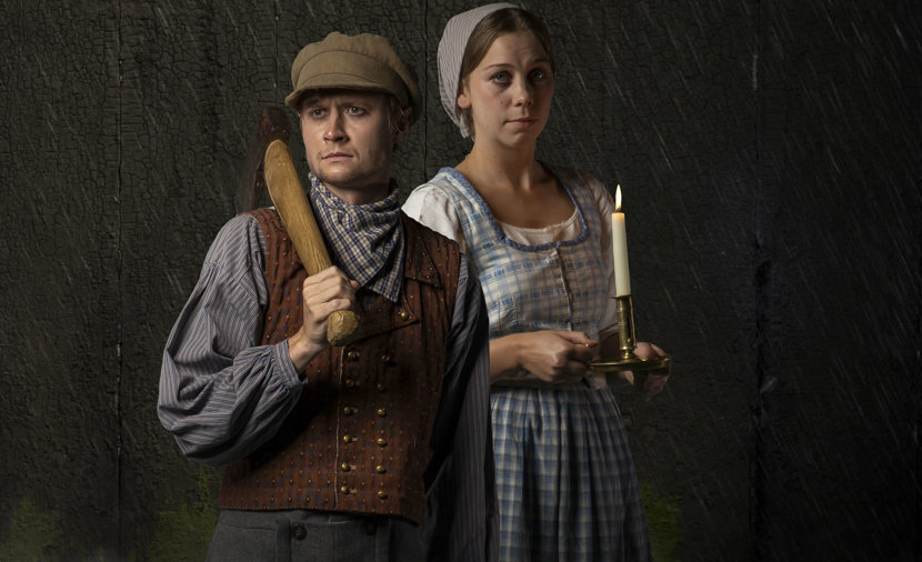 Køkkenpigen og<br> Gårdskarlen