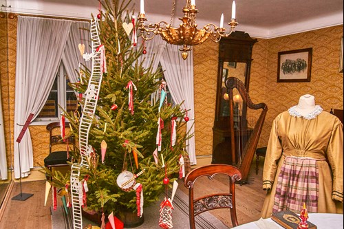 Jakobsstigen på juletræ i Den Gamle By